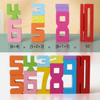 Montessori Natural Wood Building Blocks - Educational and Stackable Toy for Children's Development