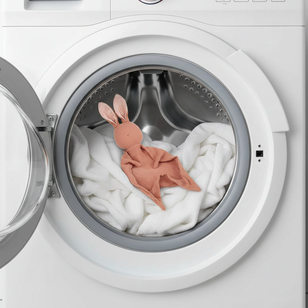 Soothing Bunny Comforter 100% Muslin Cotton for Baby's Peaceful Sleep