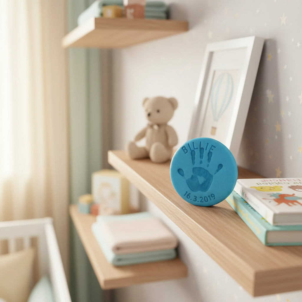 Kit d'Empreintes Main et Pied Bébé en Argile Souple DIY