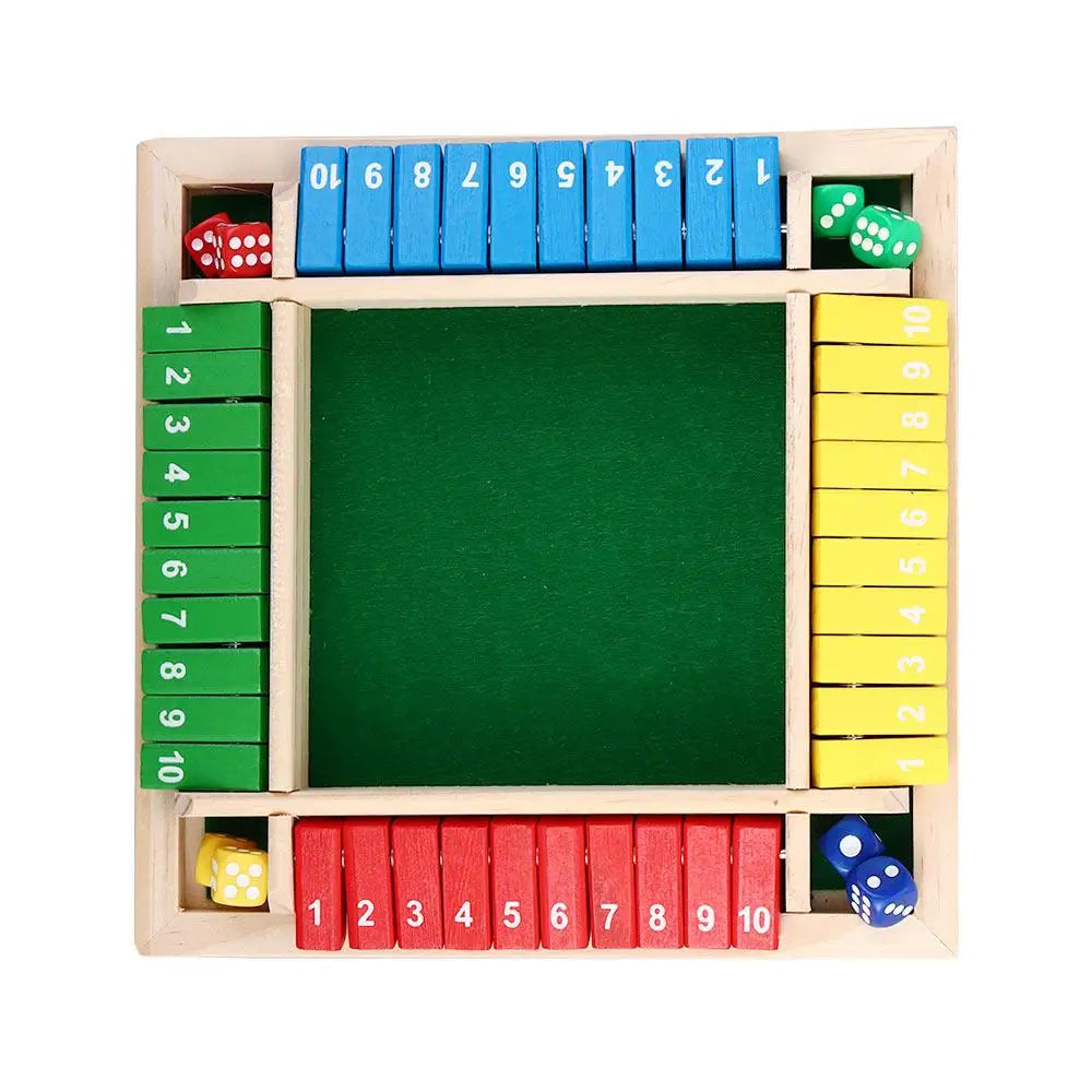Il Gioco di Dadi in Legno Shut The Box per 4 Giocatori | Serate in Famiglia Indimenticabili