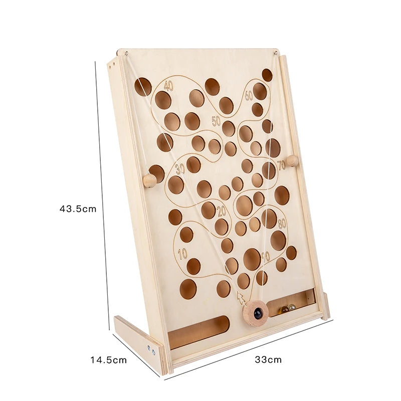 Gioco Labirinto con Biglie Pirata per Bambini: Equilibrio e Coordinazione Occhio-Mano