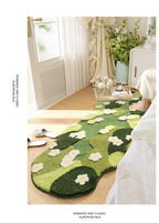 Tappeto Muschio Foresta Premium - Tappeto Arredo Floccato 3D per Camera da Letto