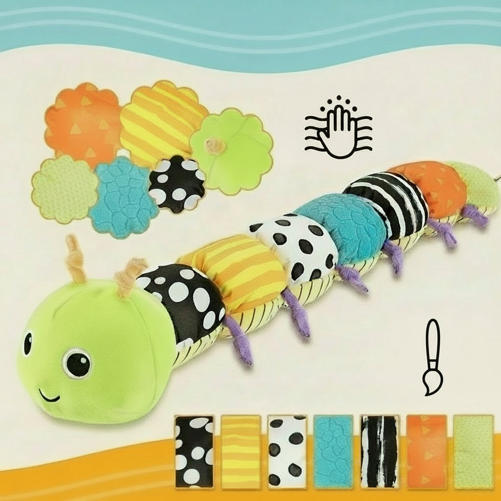 Animal Musicale Sensorielle en Peluche pour Bébé : Éveil et Croissance