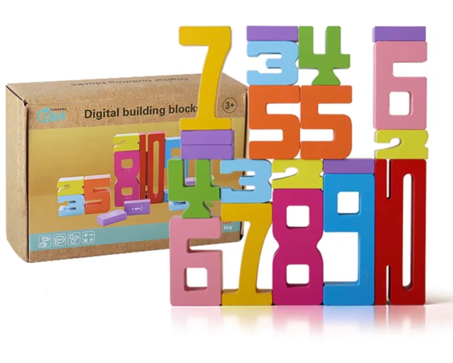 Blocchi In Legno Robot Per Bambini 3+ Anni - Giocattolo Montessori Abilità Motorie - 5 Modelli