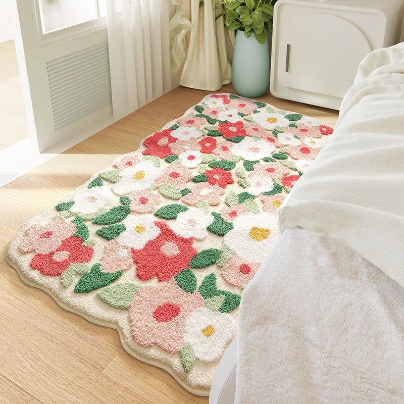 Tappeto Muschio Foresta Premium - Tappeto Arredo Floccato 3D per Camera da Letto