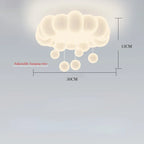 Lampada da Soffitto LED Nuvola Circolare – Decorazione Tendenza & Coconning