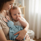 Doudou Coniglietto Lenitivo 100% Cotone Mussola per Sonno Sereno del Bambino