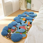 Tappeto Muschio Foresta Premium - Tappeto Arredo Floccato 3D per Camera da Letto