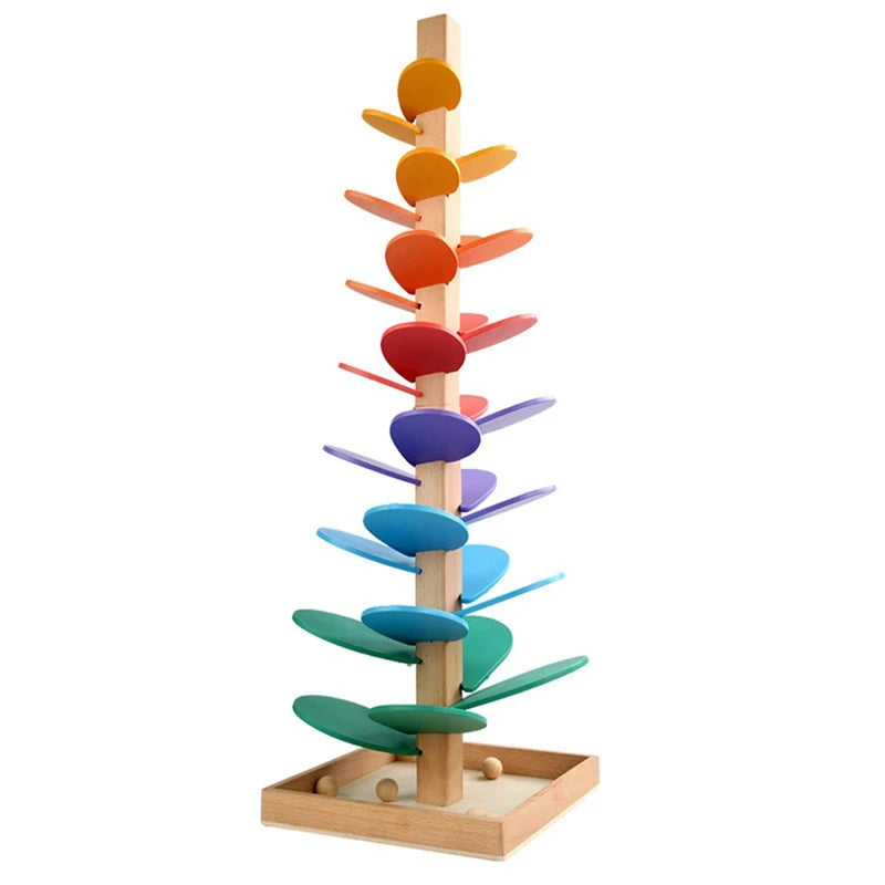 Albero Musicale Arcobaleno in Legno Montessori | Sviluppo Sensoriale e Creativo