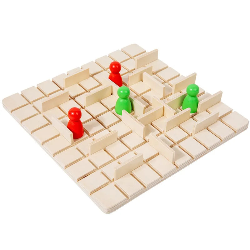 Educational Wooden Chess Game for Children: Awakening and Logical Thinking