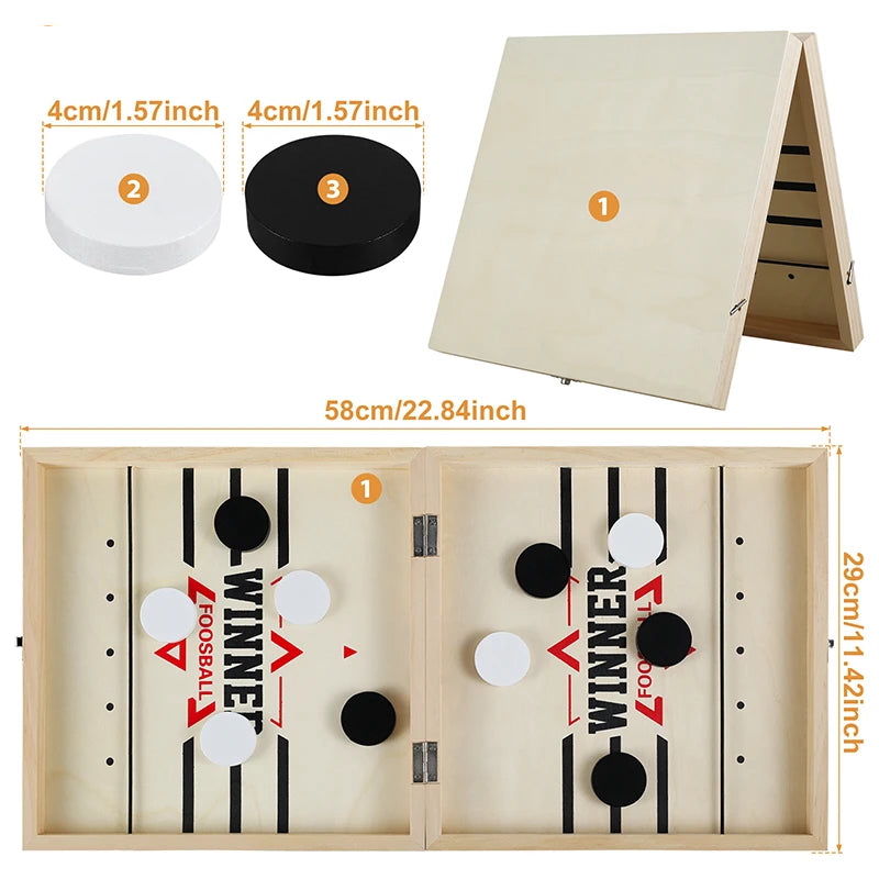 Family Puck Launcher Game: The Speed and Interaction Challenge